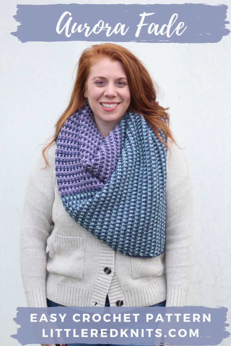 [AURORA FADE] New Crochet Pattern + Kit! | Little Red Knits