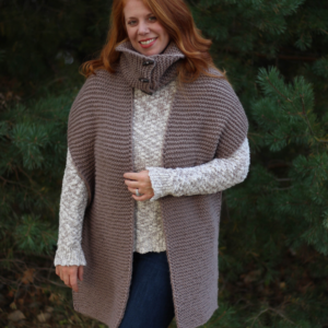 Knitting Pattern - Winter's Embrace Wrap