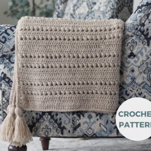 Crochet Pattern - Beadboard Blanket