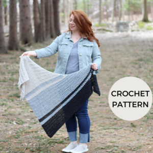 Crochet Pattern - North Woods Shawl