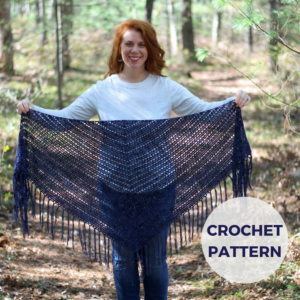 Crochet Pattern - Ocean Eyes Shawl
