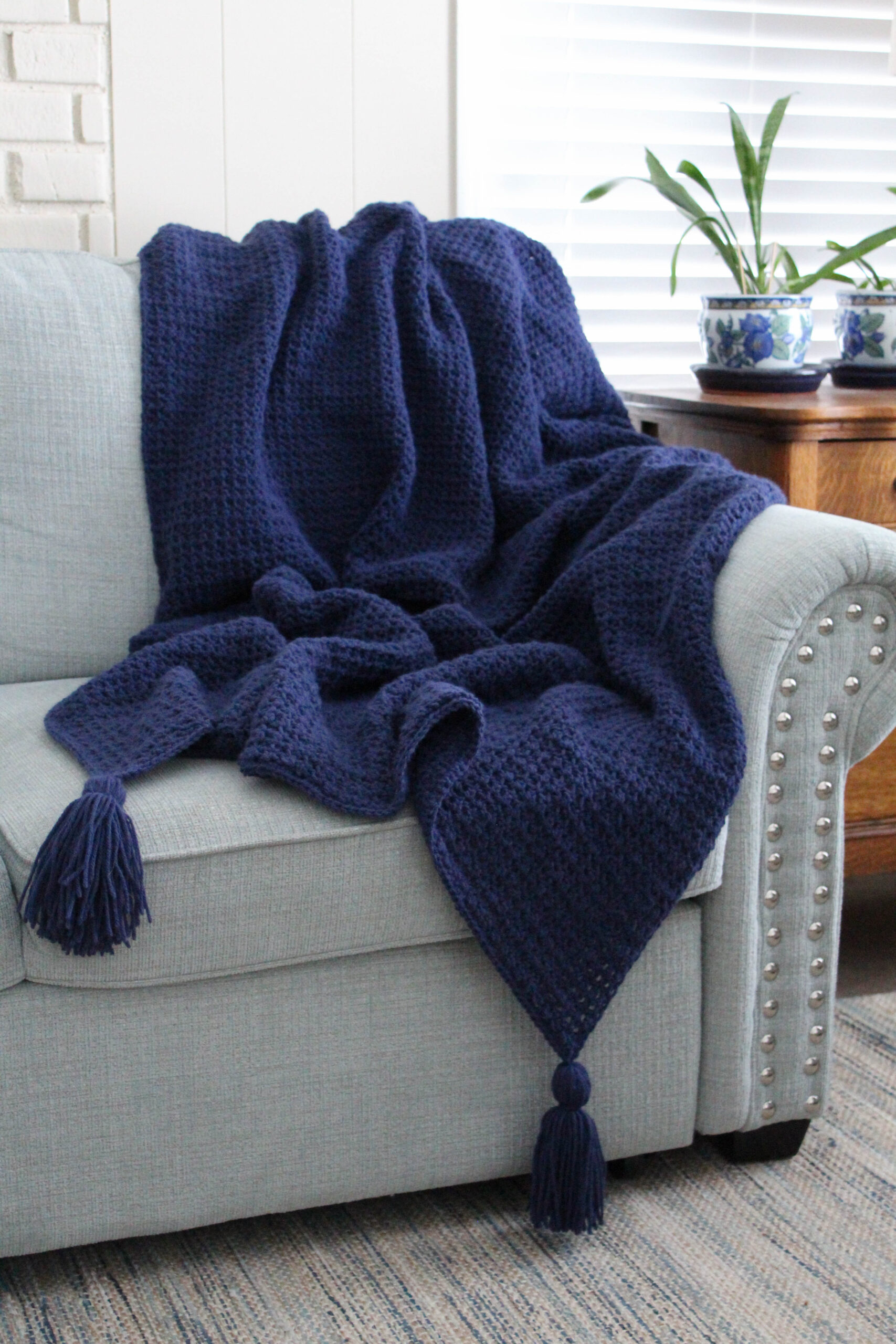 7+ Crochet Throw Pattern Crochet Pattern - Mariner Throw | Little Red Knits