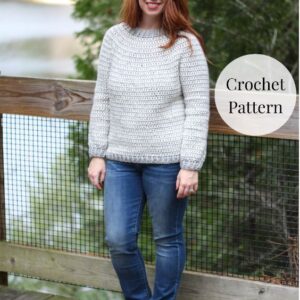 Crochet Pattern - Prim Stripe Pullover