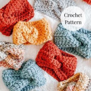 Crochet Pattern - Twisted Knot Headband