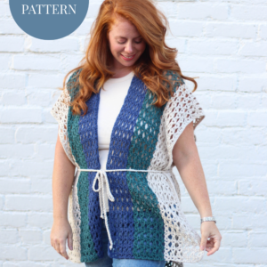 Crochet Pattern - Riptide Ruana