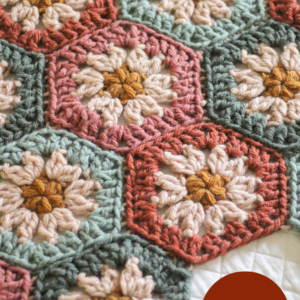 Crochet Pattern - Harvest Hexi Quilt