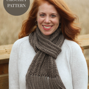 Crochet Pattern - Cold Snap Scarf