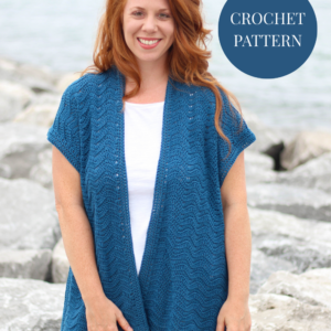 Crochet Pattern - Tidal Wave Ruana