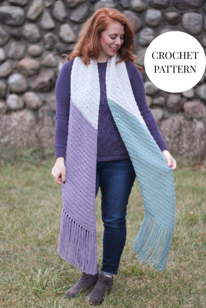 Crochet Pattern - Trinity Wrap | Little Red Knits